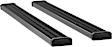 415088-401633 7 in. Grip Step Series Running Boards, Powdercoated Textured Black Non-Powered Aluminum Set of 2