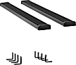 415088-409922 7 in. Grip Step Series Running Boards, Powdercoated Textured Black Non-Powered Aluminum Set of 2