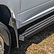 415102-401536 Running Boards, Powdercoated Textured Black, Aluminum, BATTERY EV (EV/BEV), 67.1 in. Bed, Crew Cab Pickup, Grip Step Series