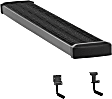 415236-401470 Running Boards, Powdercoated Textured Black, Aluminum, 36 in. Length, Driver Side Front Door Only, 7 in. Grip Step Series