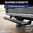 415254-570749 Grip Step Series Running Boards, Powdercoated Textured Black Non-Powered Aluminum Sold Individually