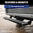 415254-570749 Grip Step Series Running Boards, Powdercoated Textured Black Non-Powered Aluminum Sold Individually