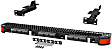 415358-571501-0 Rear Bumper Step, Powdercoated Textured Black, Carbon Steel, Impact Series