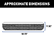 415358-571501-0 Rear Bumper Step, Powdercoated Textured Black, Carbon Steel, Impact Series
