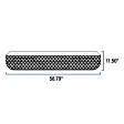 415358-571501 Rear Bumper Step, Gloss Black Powdercoated, Carbon Steel, Impact Series