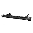 415358-571512 Rear Bumper, Black, with Fixed Brackets