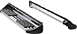 481142-581143 Running Boards, Polished, Stainless Steel, 2-Door/4-Door, Extended Cab Pickup, Side Entry 7 in. Series