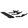 495154-401802-0 Rear, Passenger Side Bumper, Black, 54 In. Lift