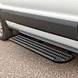 495154-401802-0 Rear, Passenger Side Bumper, Black, 54 In. Lift