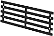561511 Billet Grille - Powdercoated Black, Steel, Mesh Style, Bumper Insert, Direct Fit, Sold Individually