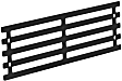 561511 Billet Grille - Powdercoated Black, Steel, Mesh Style, Bumper Insert, Direct Fit, Sold Individually