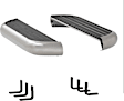 575054-579921 Running Boards, with Polished Stainless Steel Trim, Standard Cab Pickup, 6 1/2 in. MegaStep Series