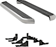 575078-570939 Running Boards, with Polished Stainless Steel Trim, 76.3 in. Bed, Standard Cab Pickup, 6 1/2 in. MegaStep Series