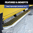 2021 Ram ProMaster 2500 - MegaStep Series Running Boards, Polished, Non-Powered, Stainless Steel, Set of 2