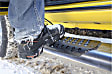 583078-570922 Running Boards, Powdercoated Silver, Aluminum, Extended Cab Pickup, O-Mega II 6 in. Series
