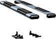 583088-571113 O-Mega II 6 in. Series Running Boards, Powdercoated Silver Non-Powered Aluminum Set of 2
