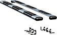 583125-571447 Running Boards, Powdercoated Silver, Aluminum, 97.6 in. Bed, Crew Cab Pickup, O-Mega II 6 in. Series