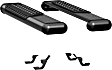 584036-570121 O-Mega II 6 in. Series Running Boards, Powdercoated Textured Black Non-Powered Aluminum Set of 2