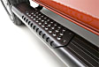 584036-570121 O-Mega II 6 in. Series Running Boards, Powdercoated Textured Black Non-Powered Aluminum Set of 2