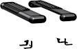 584036-571471 Running Boards, Powdercoated Textured Black, Aluminum, 36 in. Length, For Cab Only, O-Mega II 6 in. Series