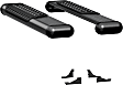 584036-571720 O-Mega II 6 in. Series Running Boards, Powdercoated Textured Black Non-Powered Aluminum Set of 2