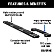 2014 Ram ProMaster 3500 - Side Steps - Powdercoated Textured Black, Aluminum, Direct Fit, Set of 2