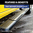 2014 Ram ProMaster 3500 - Side Steps - Powdercoated Textured Black, Aluminum, Direct Fit, Set of 2