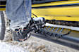 584102-571438 Running Boards, Powdercoated Textured Black, Aluminum, 76.3 in. Bed, Crew Cab Pickup, O-Mega II 6 in. Series