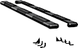 584114-571338 Running Boards, Powdercoated Textured Black, Aluminum, 76.3 in. Bed, Extended Crew Cab Pickup, O-Mega II 6 in. Series
