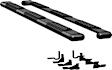 584114-571747 Running Boards, Powdercoated Textured Black, Aluminum, Crew Cab Pickup/Extended Cab Pickup, 78.8/97.6 in. Bed, without Factory Flaps, O-Mega II 6 in. Series