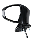 Driver Side Mirror, Power Adjust, Power Folding, Heated, Paintable, No Signal Light, With memory, With Puddle Light, No Auto-Dimming, No Blind Spot Feature