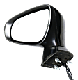 Driver Side Mirror, Power, Manual Folding, Heated, Paintable, In-housing Signal Light, With memory, With Puddle Light, No Auto-Dimming, With Blind Spot Detection in Glass