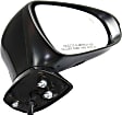 Passenger Side Mirror, Power, Manual Folding, Heated, Paintable, In-housing Signal Light, With memory, With Puddle Light, No Auto-Dimming, With Blind Spot Detection in Glass