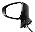 Driver Side Mirror, Power, Power Folding, Heated, Paintable, In-housing Signal Light, With memory, With Puddle Light, No Auto-Dimming, With Blind Spot Detection in Glass