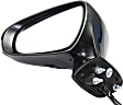 Driver Side Mirror, Power, Power Folding, Heated, Paintable, In-housing Signal Light, With memory, With Puddle Light, No Auto-Dimming, With Blind Spot Detection in Glass