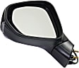 Driver Side Mirror, Power, Manual Folding, Heated, Paintable, In-housing Signal Light, No Memory, No Puddle Light, No Auto-Dimming, No Blind Spot Feature
