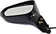 Driver Side Mirror, Power, Manual Folding, Heated, Paintable, In-housing Signal Light, No Memory, No Puddle Light, No Auto-Dimming, No Blind Spot Feature