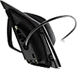 2008 Lexus RX400h Base - Driver Side Mirror, with Memory, without Signal Light, Blind Spot Feature, Puddle Light, and Auto-Dimming, Power, Heated, Paintable, Manual Folding