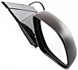 Passenger Side Mirror, Power Adjust, Heated, Manual Folding, Paintable, No Signal Light, With Memory, No Puddle Light, No Auto-Dimming, No Blind Spot Feature