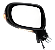Driver Side Mirror, Power, Manual Folding, Heated, Paintable, With Signal Light, No Memory, With Puddle Light, No Auto-Dim and Blind Spot, Base Model, Without Luxury/Sport Package