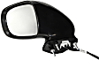 Driver Side Mirror, Power, Manual Folding, Heated, Paintable, With Signal Light, No Memory, With Puddle Light, No Auto-Dim and Blind Spot, Base Model, Without Luxury/Sport Package