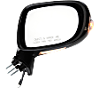Passenger Side Mirror, Power, Manual Folding, Heated, Paintable, With Signal Light, No Memory, With Puddle Light, No Auto-Dim and Blind Spot, Base Model, Without Luxury/Sport Package