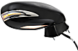 Passenger Side Mirror, Power, Manual Folding, Heated, Paintable, With Signal Light, No Memory, With Puddle Light, No Auto-Dim and Blind Spot, Base Model, Without Luxury/Sport Package