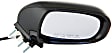 Passenger Side Mirror, Power, Manual Folding, Heated, Paintable, With Signal Light, No Memory, With Puddle Light, No Auto-Dim and Blind Spot, Base Model, Without Luxury/Sport Package