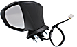 Driver Side Mirror, Power, Manual Folding, Heated, Paintable, In-housing Signal Light, No Memory, With Puddle Light, No Auto-Dimming, No Blind Spot Feature