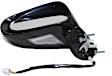 Driver Side Mirror, Power, Manual Folding, Heated, Paintable, With Signal Light, No Memory, With Puddle Light, No Auto-Dim and Blind Spot Feature, For Models Without Luxury Package
