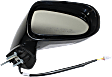 Passenger Side Mirror, Power, Manual Folding, Heated, Paintable, With Signal Light, No Memory, With Puddle Light, No Auto-Dim and Blind Spot Feature, For Models Without Luxury Package