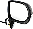 Passenger Side Mirror, Power Adjust, Manual Folding, Heated, Paintable, In-housing Signal Light, With memory, With Puddle Light, No Auto-Dimming, No Blind Spot Feature, Japan Built Vehicle
