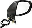 Passenger Side Mirror, Power Adjust, Manual Folding, Heated, Paintable, In-housing Signal Light, With memory, With Puddle Light, No Auto-Dimming, No Blind Spot Feature, Japan Built Vehicle
