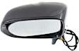 Driver Side Mirror, Power Adjust, Manual Folding, Heated, Paintable, In-housing Signal Light, With memory, With Puddle Light, No Auto-Dimming, No Blind Spot Feature, Japan Built Vehicle